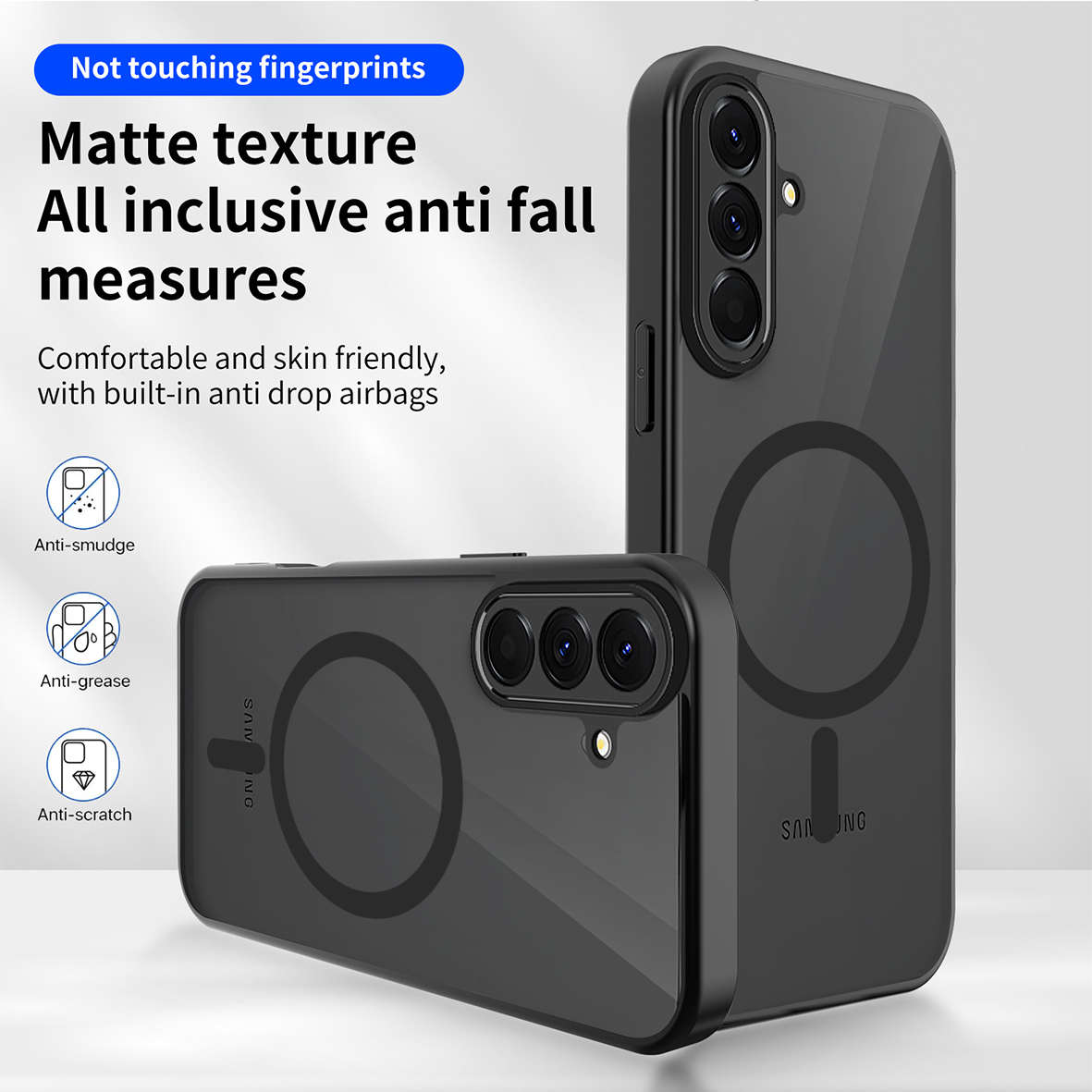 Phone Accessories Online Store - Casing Ponsel Matte untuk Samsung Galaxy