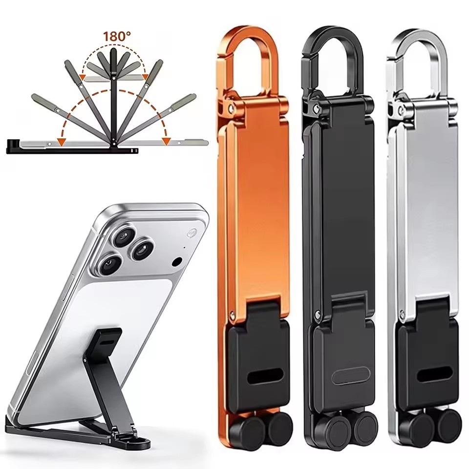 Phone Accessories Stand - Penyangga Ponsel Lipat Mini dengan Klip