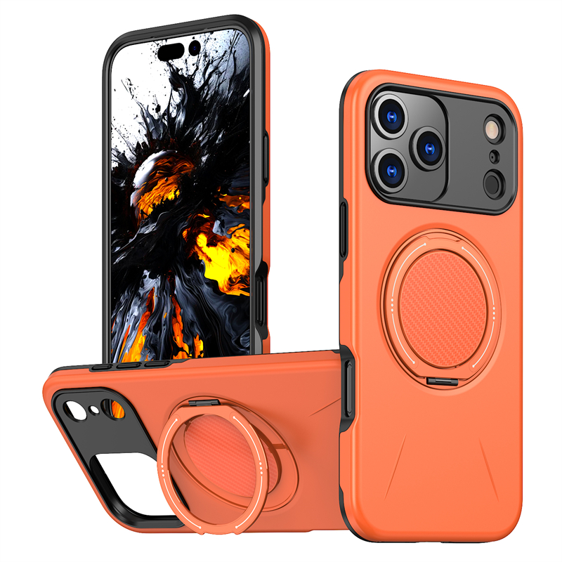 Phone Accessories Ring - 360 ° Casing Pelindung Magnetik dengan