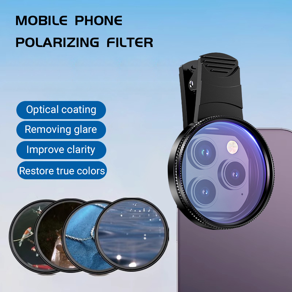 Phone Accessories For Content Creators - Kit Filter Kamera Smartphone Clip-On 52mm,