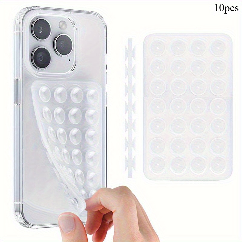 Quirky Phone Accessories - 10Pcs Penyangga Ponsel Silikon Dua Sisi