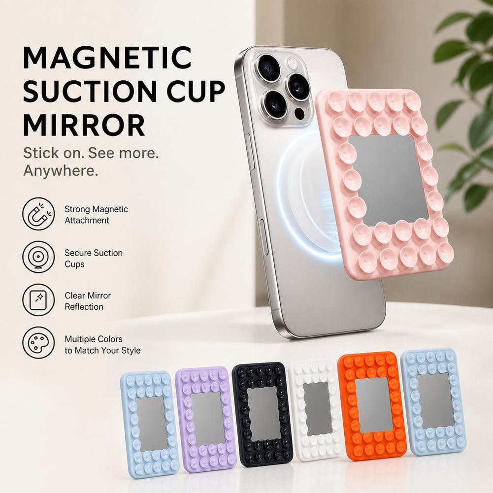 Quirky Phone Accessories - Penyangga Ponsel dengan Pengisap Magnetik dan