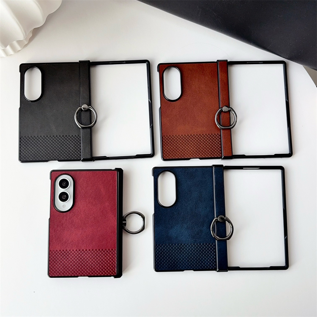 Casing Ponsel Kulit Pelindung  - Phone Accessories Ring ulasan dan harga