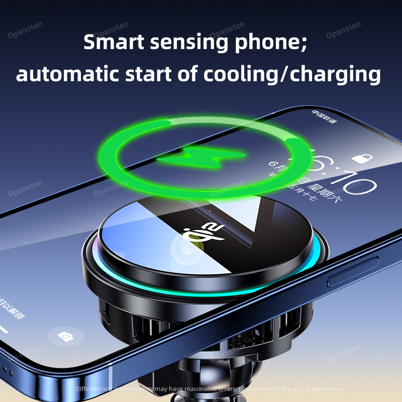 QI2 Pengisi Daya Mobil Nirkabe - Phone Cooling Fan ulasan dan harga