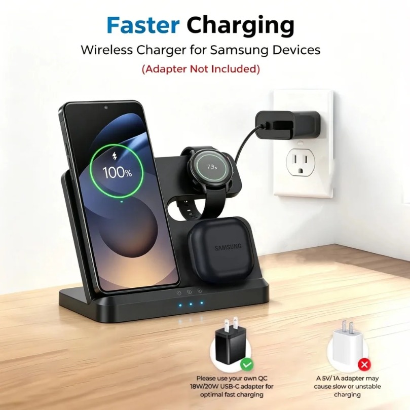 Pengisi Daya Nirkabel Cepat 3  - Phone Cooling Fan ulasan dan harga