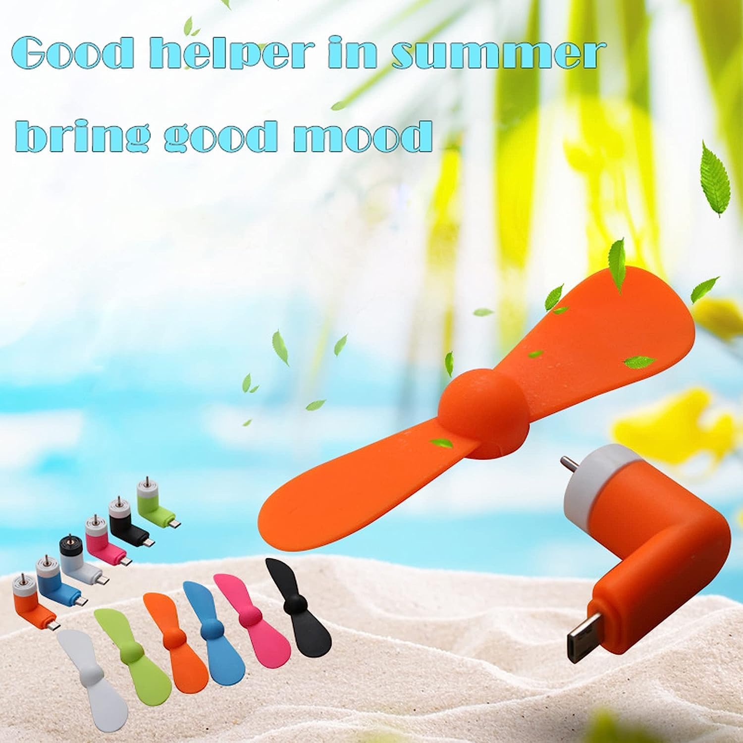 4/2/1Pcs Kipas Mini Portabel T - Phone Cooling Fan ulasan dan harga