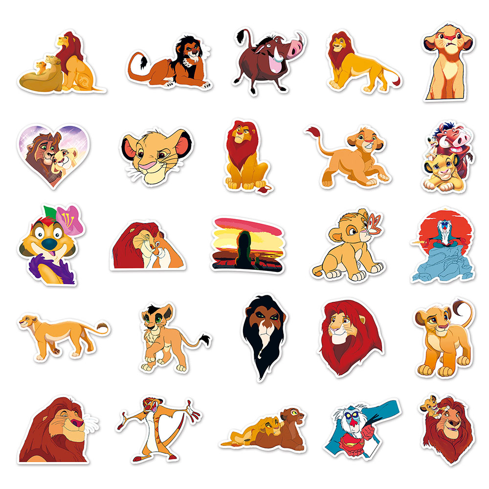 50 Buah Stiker Film The Lion K - Phone Accessories For Kids ulasan dan harga