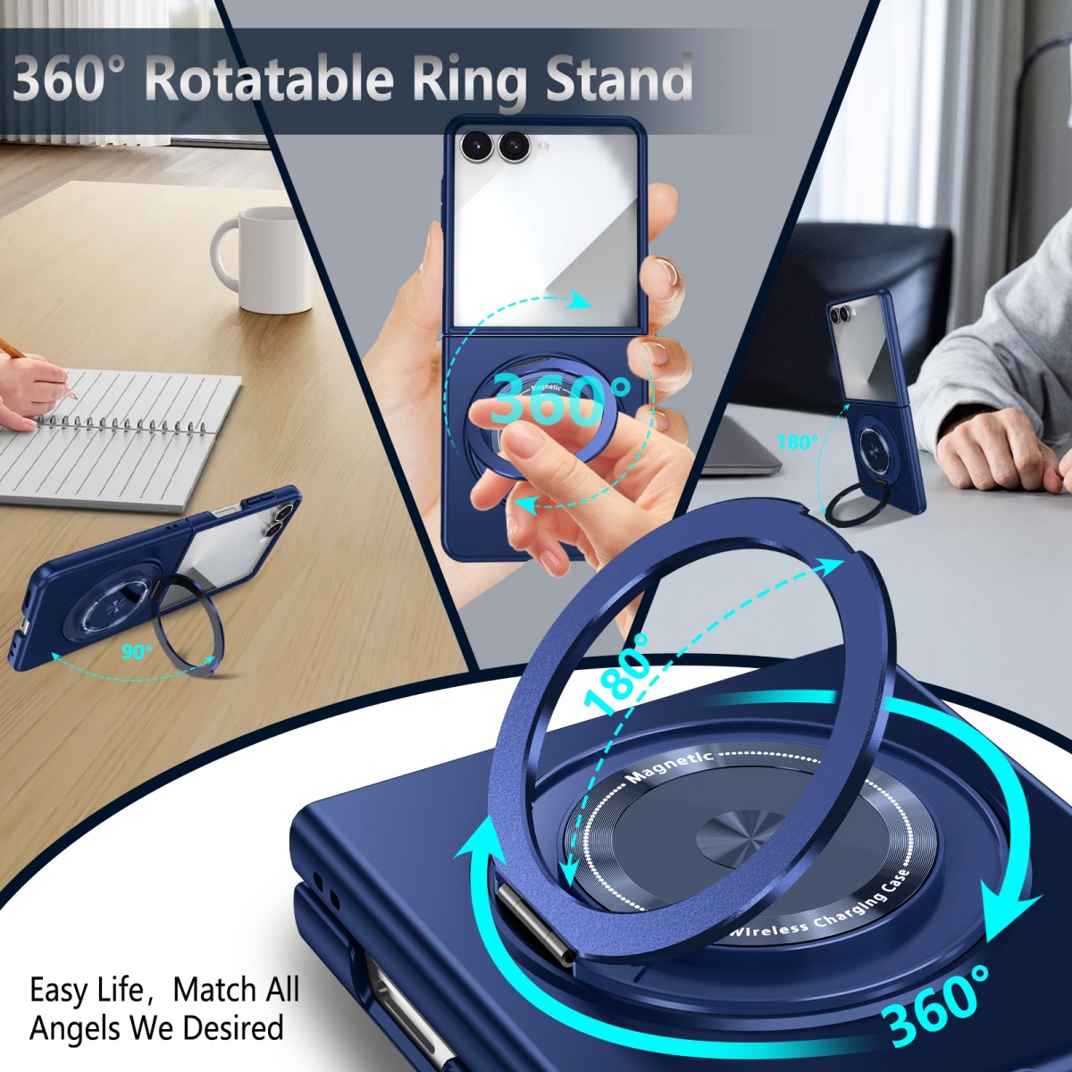 Casing Ponsel Tempat Cincin Pu - Phone Accessories Ring ulasan dan harga