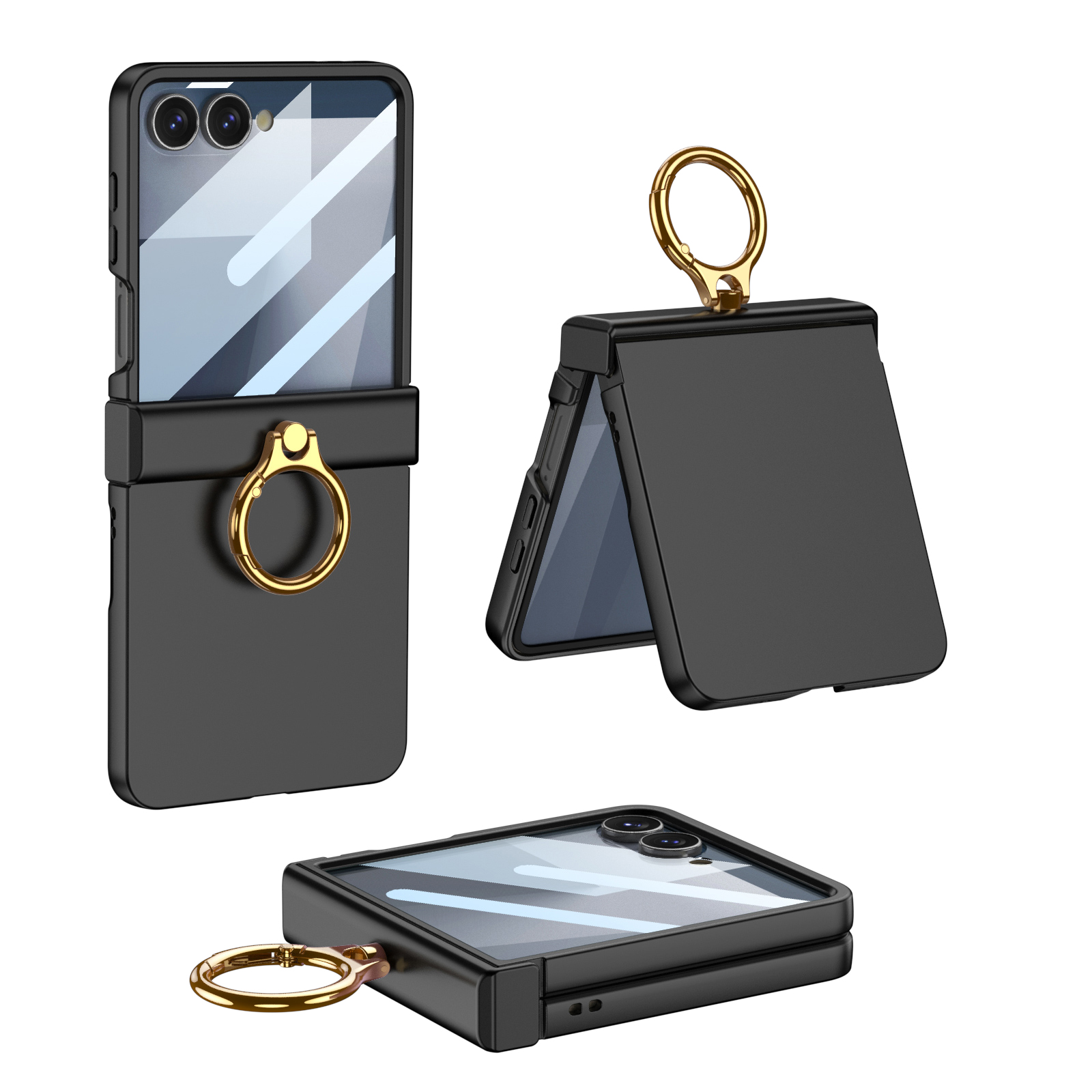 Untuk Samsung Z Flip 7 Casing  - Phone Accessories Ring ulasan dan harga