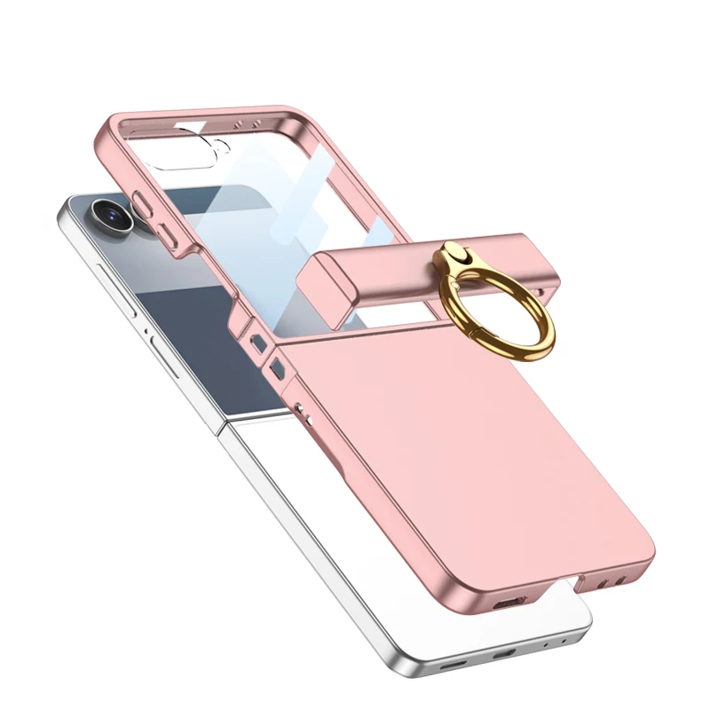 Untuk Samsung Z Flip 7 Casing  - Phone Accessories Ring ulasan dan harga