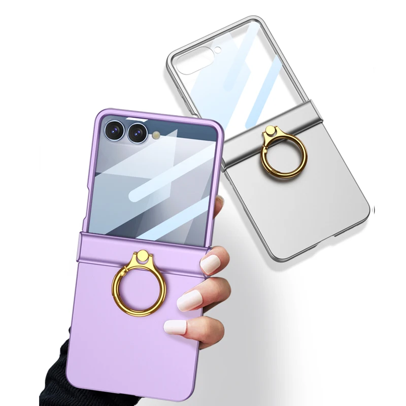 Untuk Samsung Z Flip 7 Casing  - Phone Accessories Ring ulasan dan harga