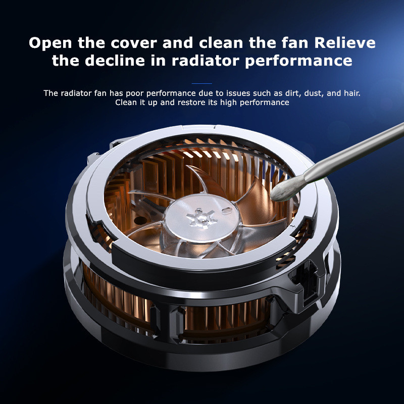 MEMO 2024 Radiator kipas pendi - Phone Cooling Fan ulasan dan harga