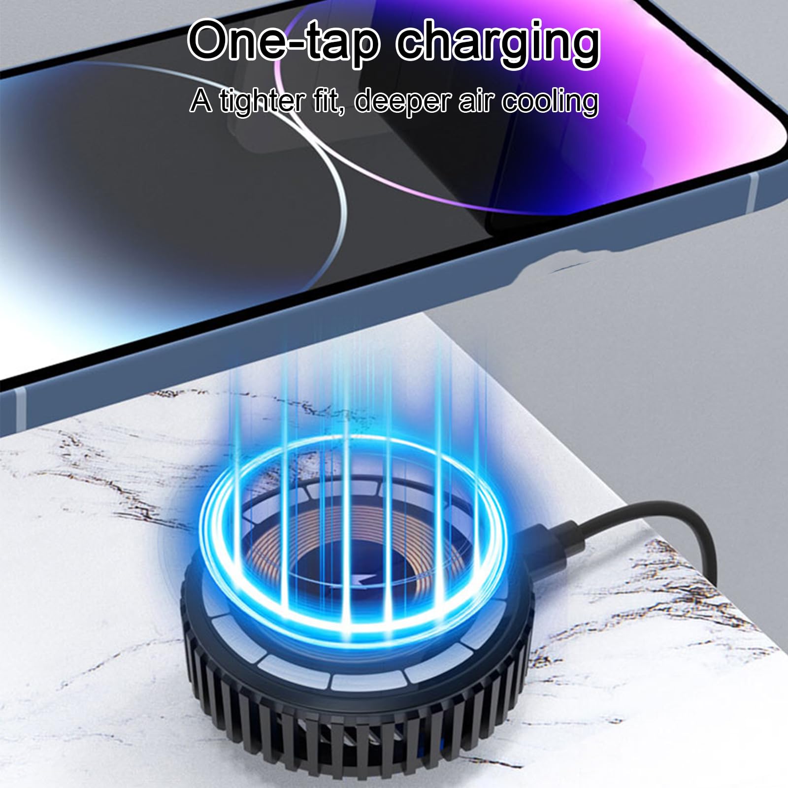 Pengisi Daya Nirkabel 15W deng - Phone Cooling Fan ulasan dan harga