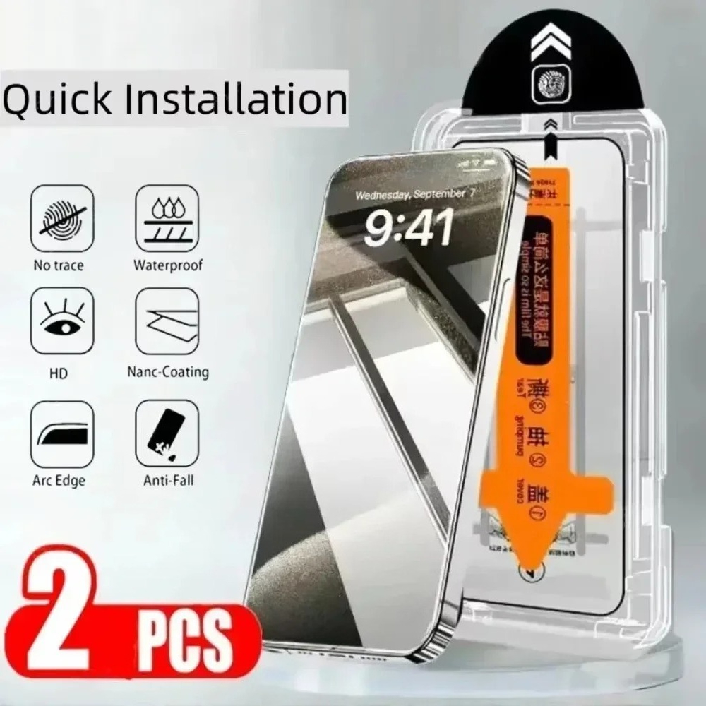 2 Buah Film Kaca Tempered Tran - Phone Accessories Online Store ulasan dan harga