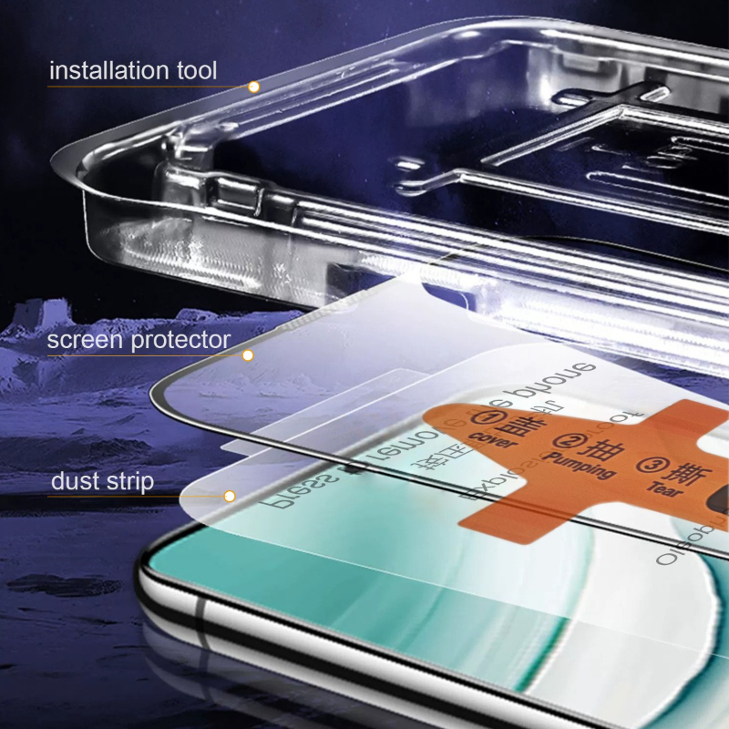 2 Buah Film Kaca Tempered Tran - Phone Accessories Online Store ulasan dan harga