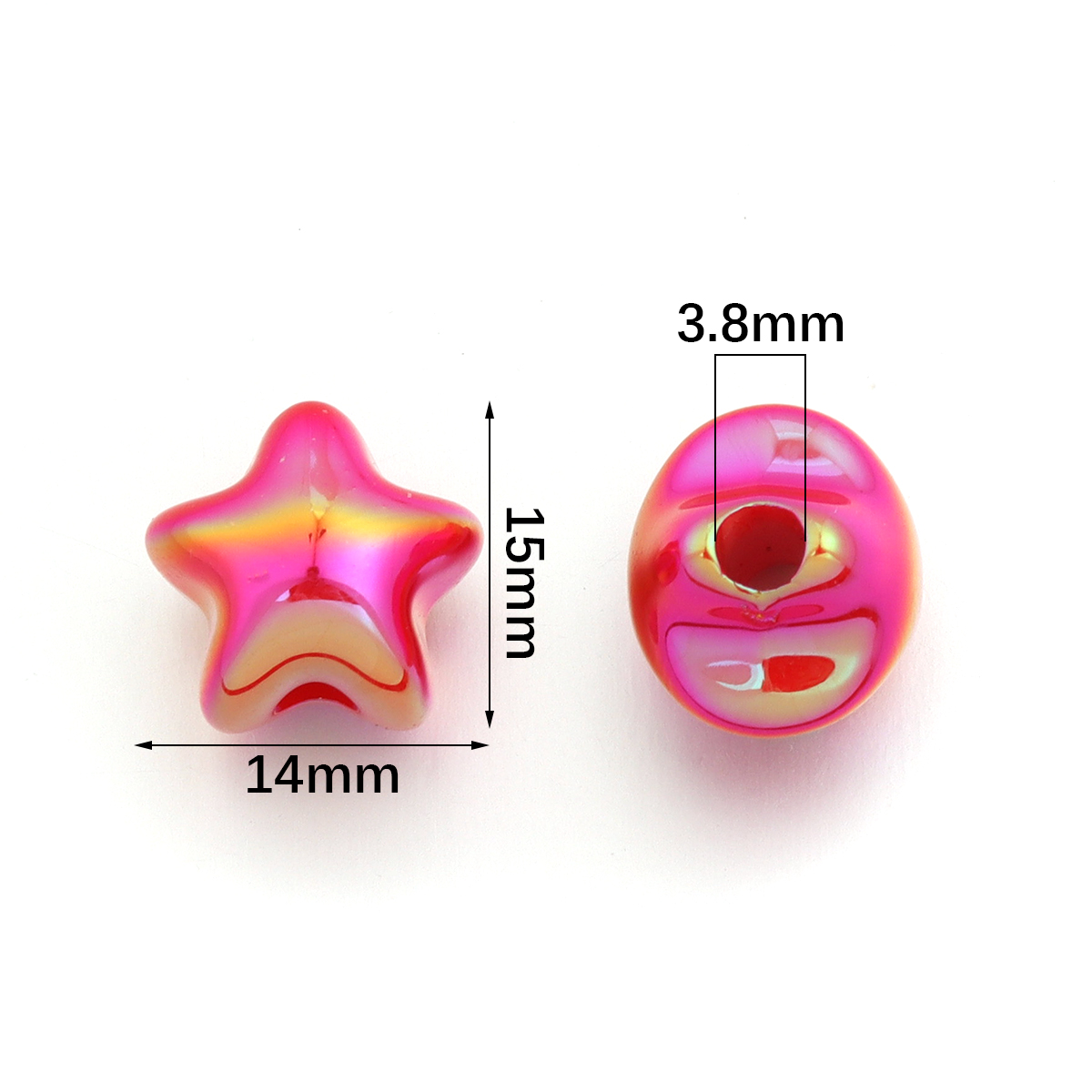 10 Buah 14X15Mm Manik-manik Bi - Phone Accessories Beads ulasan dan harga