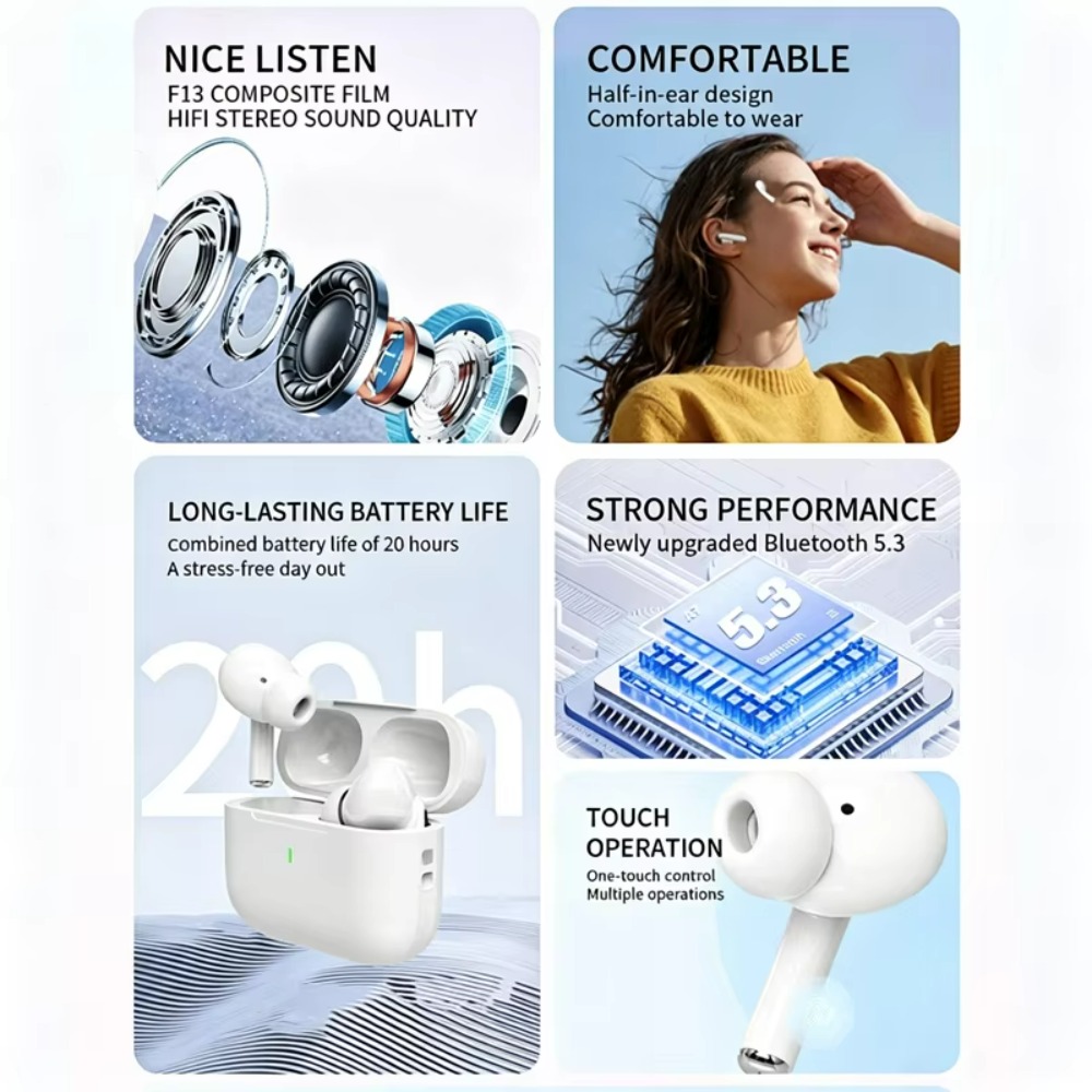 2028 Headset Bluetooth A7 Pro  - Wireless Earbuds Case ulasan dan harga