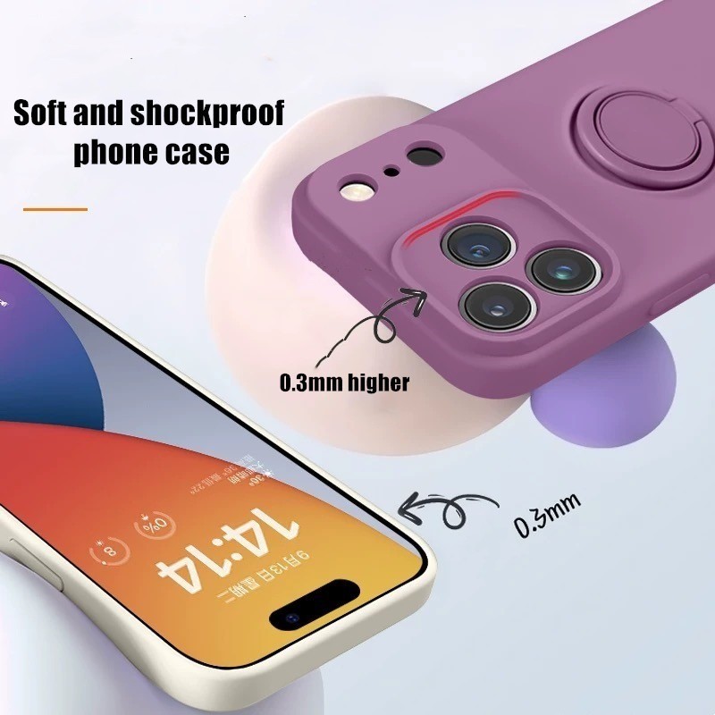 Casing Ponsel Magnetik dengan  - Phone Accessories Ring ulasan dan harga