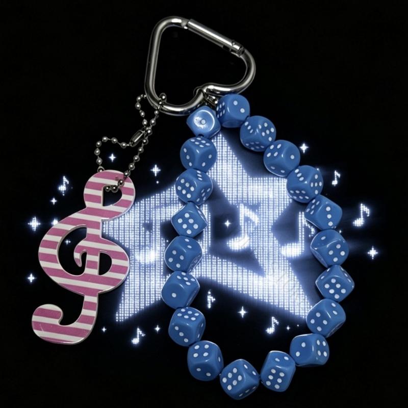 R7UF Gantungan Kunci Not Musik - Phone Accessories For Teen Girls ulasan dan harga
