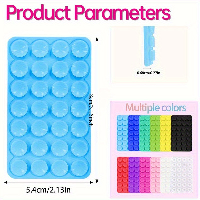 10Pcs Penyangga Ponsel Silikon - Quirky Phone Accessories ulasan dan harga