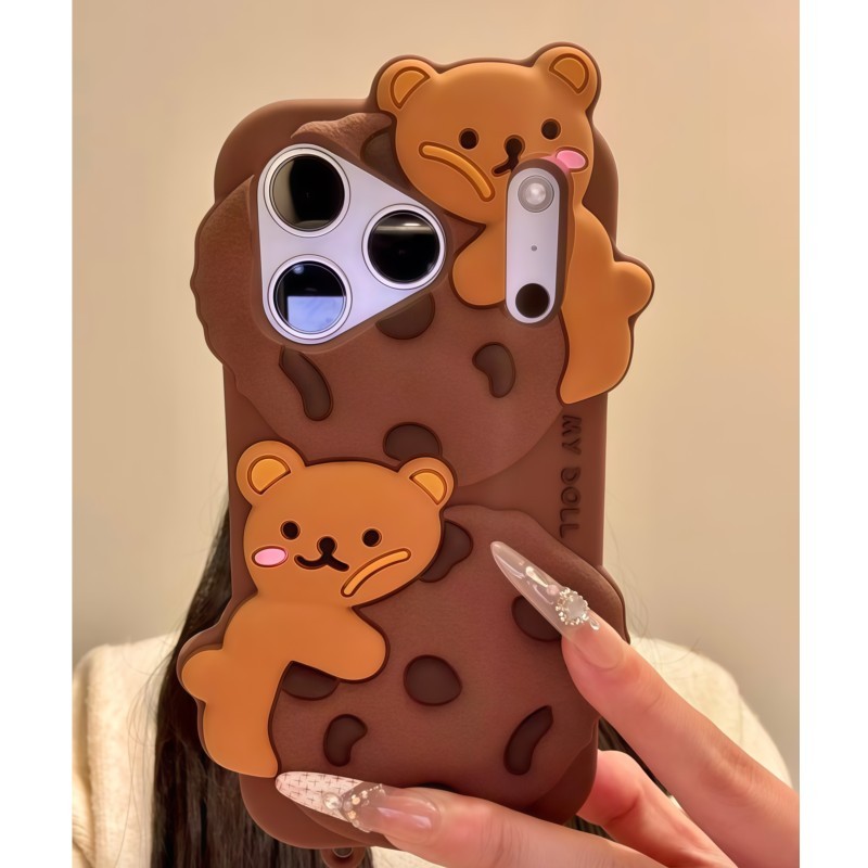 Casing HP 3D Kartun Kawaii Ber - Phone Accessories For Girls ulasan dan harga