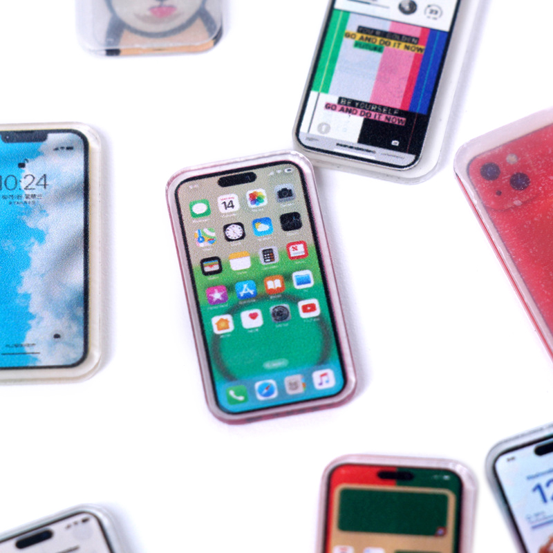 【M】5Pcs Mainan Ponsel Miniatur - Phone Accessories For Kids ulasan dan harga