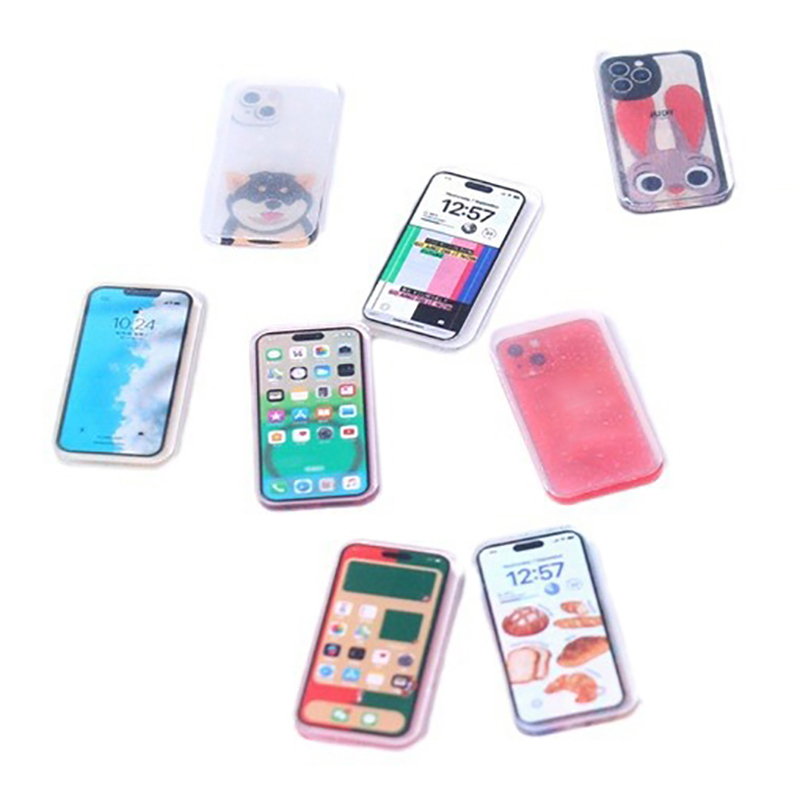【M】5Pcs Mainan Ponsel Miniatur - Phone Accessories For Kids ulasan dan harga