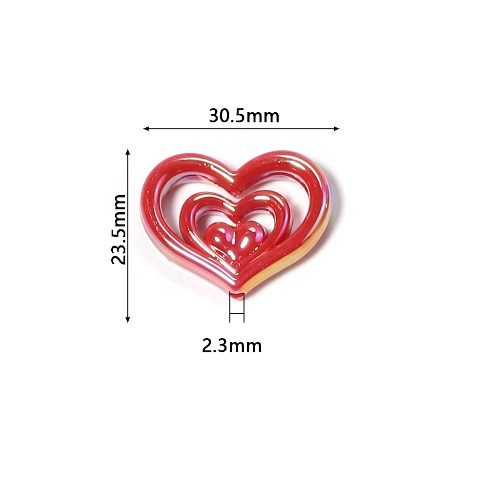 5 Buah Manik-manik Hati Berong - Phone Accessories Jewelry ulasan dan harga
