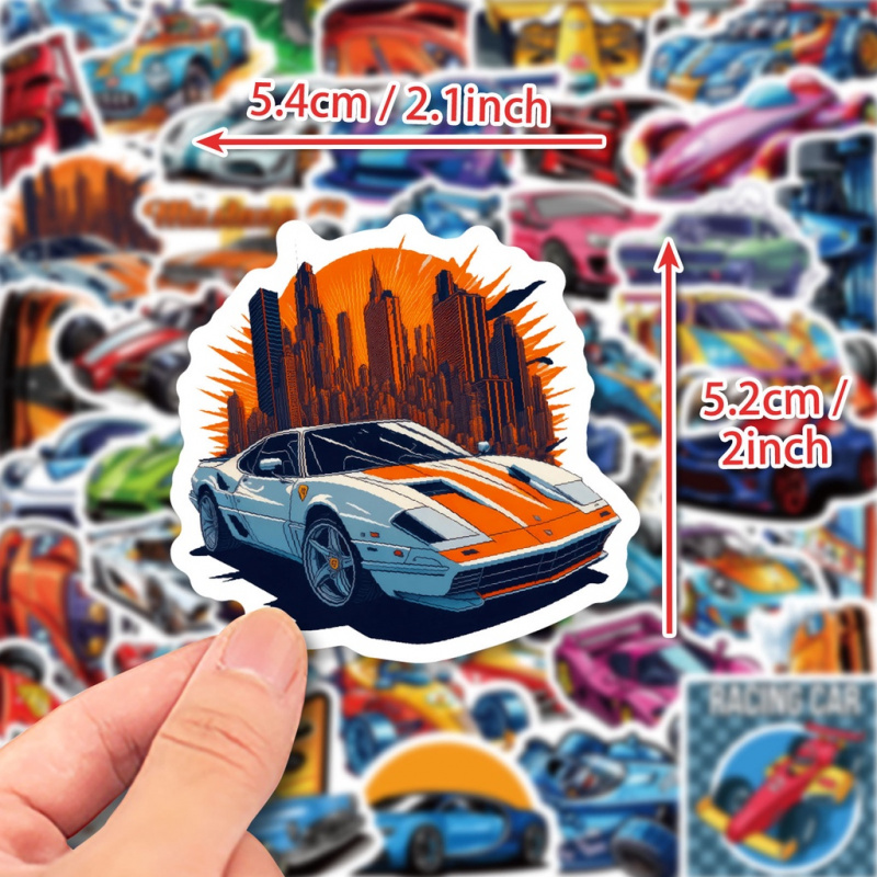 50 Buah Stiker Balap JDM Kartu - Phone Accessories For Kids ulasan dan harga