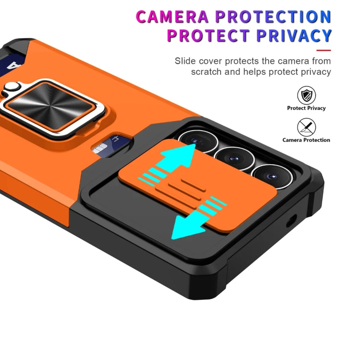 Casing Ponsel dengan Slot Kart - Phone Accessories Ring ulasan dan harga