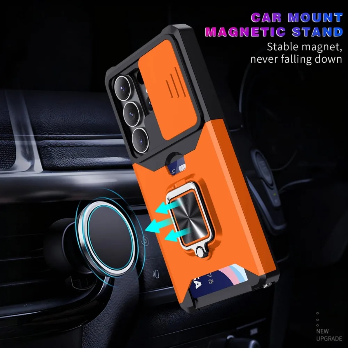 Casing Ponsel dengan Slot Kart - Phone Accessories Ring ulasan dan harga