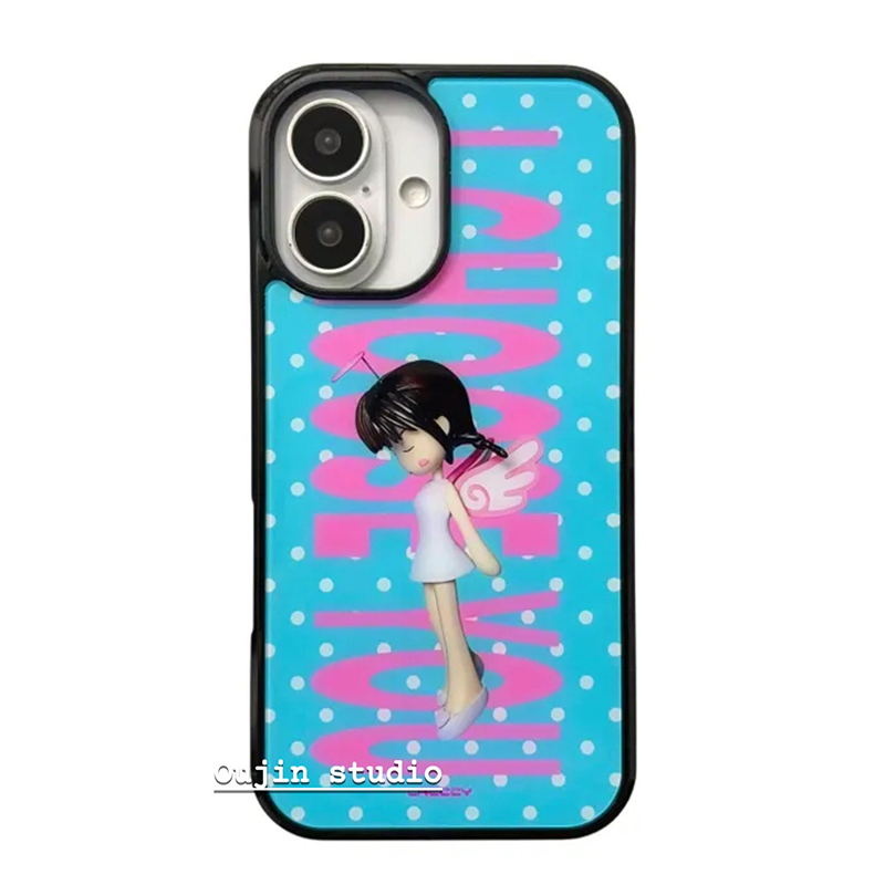 Casing Ponsel Polka Dots Angel - Phone Accessories For Girls ulasan dan harga