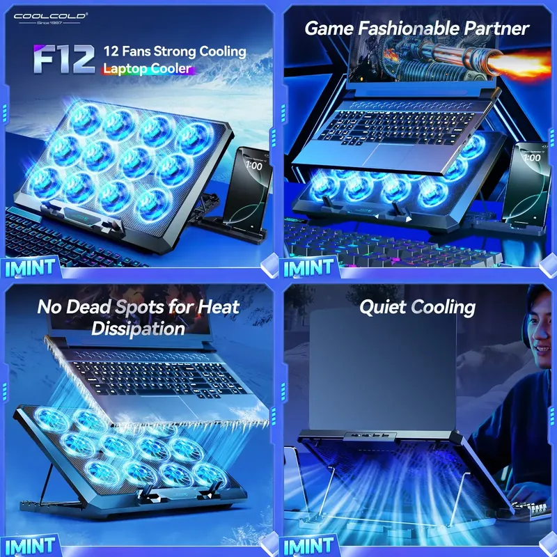 COOLCOLD Alas Pendingin Laptop - Phone Cooling Fan ulasan dan harga