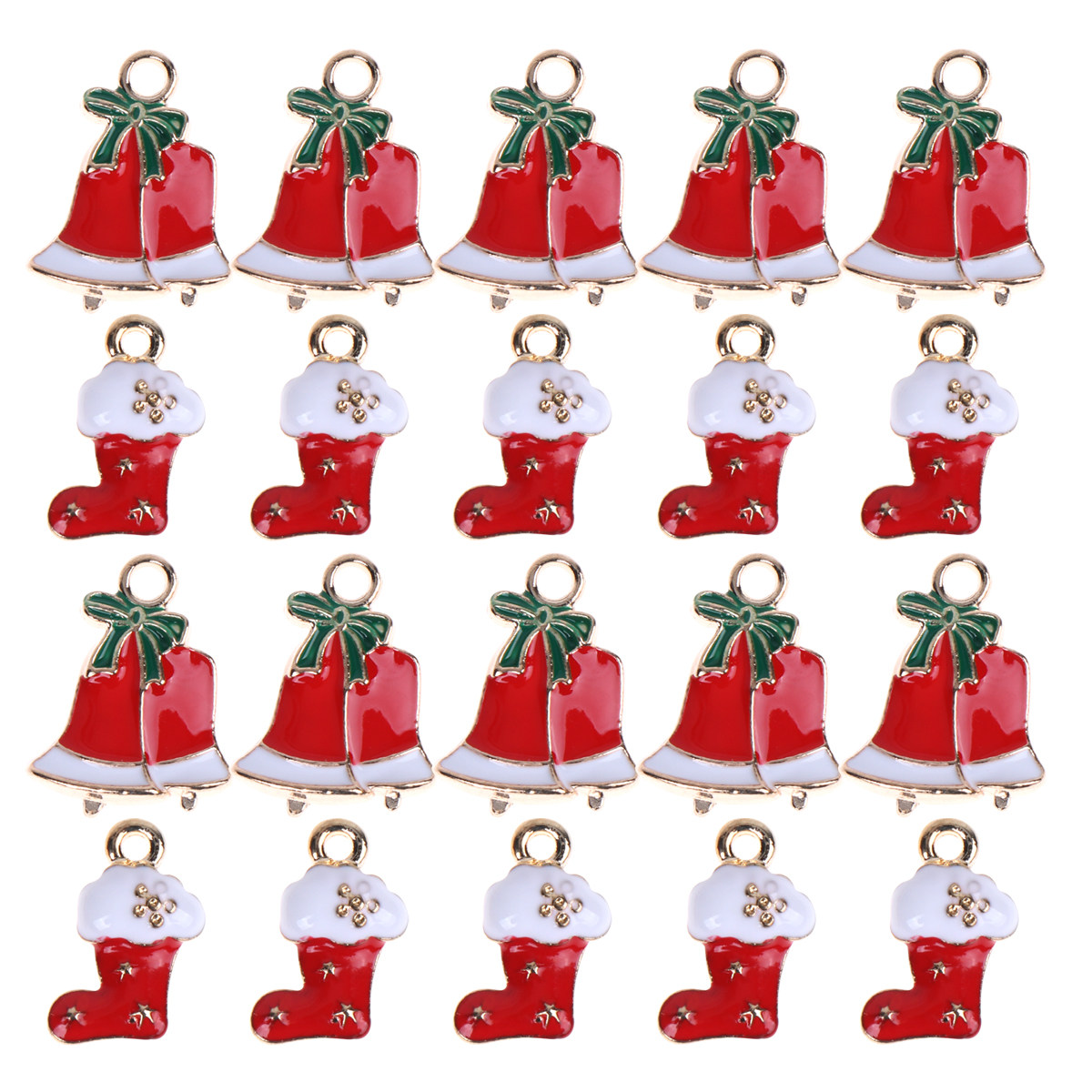 20 buah hiasan lonceng berbent - Phone Accessories Jewelry ulasan dan harga